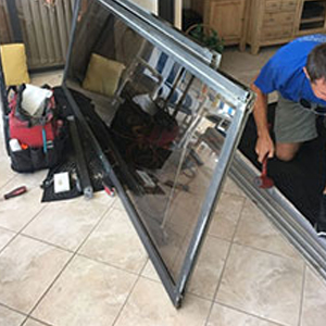 sliding glass door frame repair Daytona Beach